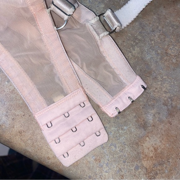 Beautiful Pastel Lace Underwire Bra from Adore Me 44DD 44E Lingerie Light Pink - Picture 6 of 10